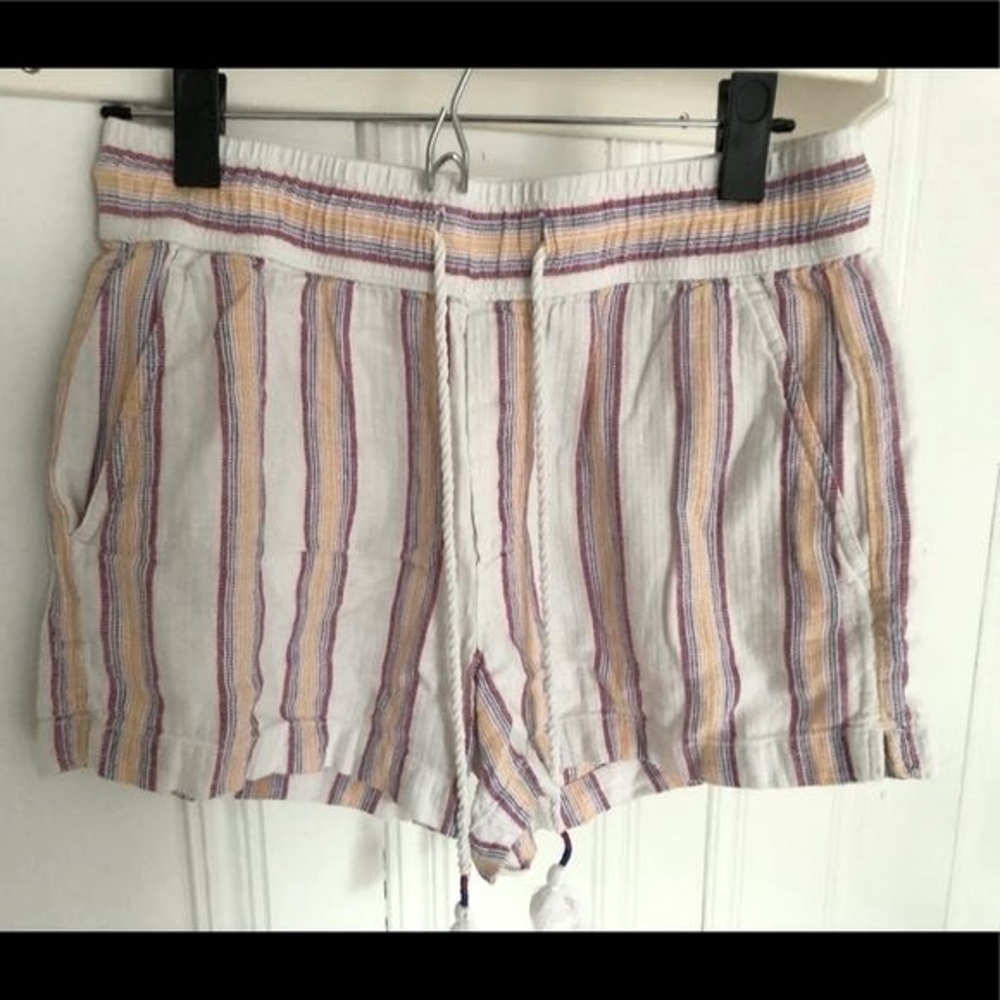 Gap striped drawstring shorts size S